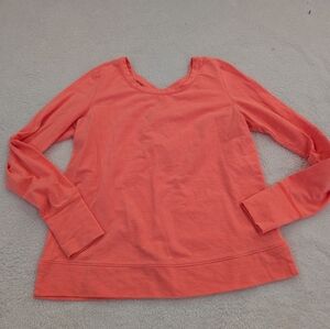 Women's Coral Long Sleeve Top